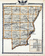 Peoria County Map, Minonk, Illinois State Atlas 1876